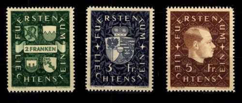 Liechtenstein 183-185 postfrisch