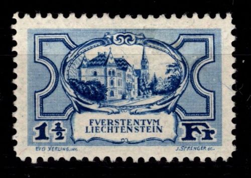 Liechtenstein 71 mit Falz #OU576