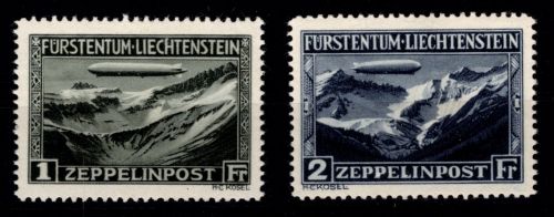 Liechtenstein 114-115 mit Falz #OU580