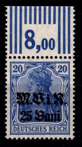 Deutsche Besetzung 1. WK Rumänien 6 W OR postfrisch #OU666