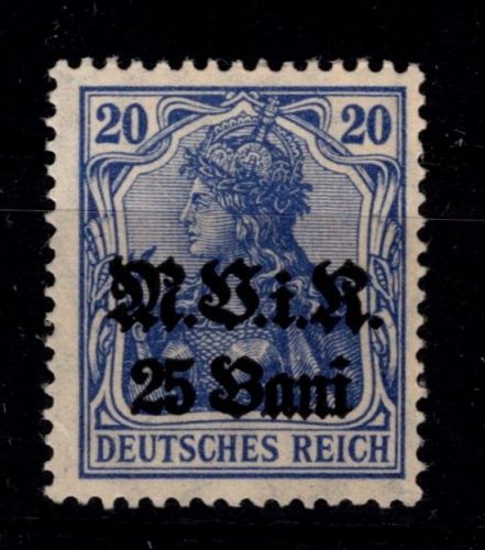 Deutsche Besetzung 1. WK Rumänien 6 b postfrisch geprüft Hey BPP #OU667