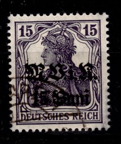 Deutsche Besetzung 1. WK Rumänien 5 a gestempelt geprüft Hochstädter BPP #OU673