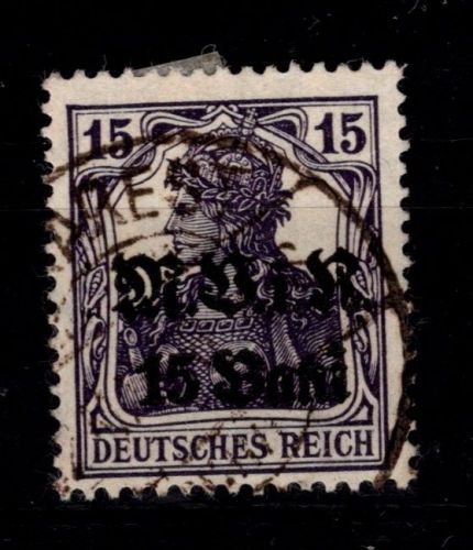 Deutsche Besetzung 1. WK Rumänien 5 b gestempelt #OU674
