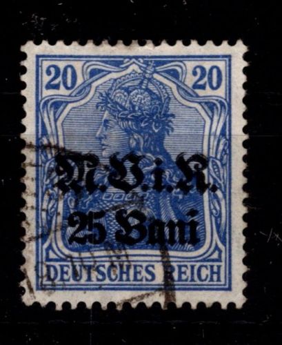 Deutsche Besetzung 1. WK Rumänien 6 a gestempelt #OU675
