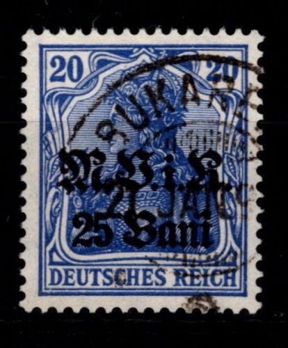 Deutsche Besetzung 1. WK Rumänien 6 b gestempelt #OU676