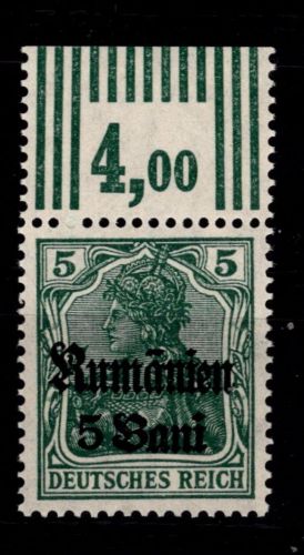 Deutsche Besetzung 1. WK Rumänien 8 a W OR postfrisch #OU680