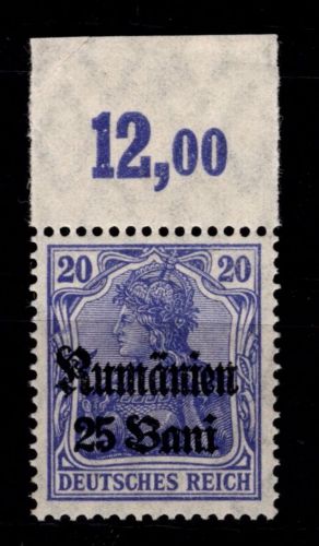 Deutsche Besetzung 1. WK Rumänien 11 c P OR postfrisch #OU684