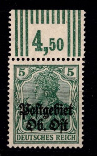 Postgebiet Ober Ost 3 a W OR postfrisch geprüft Hey BPP #OU716