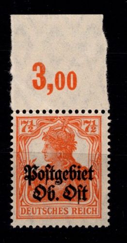 Postgebiet Ober Ost 4 P OR postfrisch #OU717
