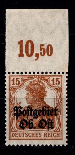 Postgebiet Ober Ost 6 P OR postfrisch #OU719