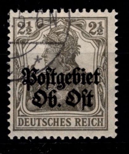 Postgebiet Ober Ost 1 b gestempelt #OU727