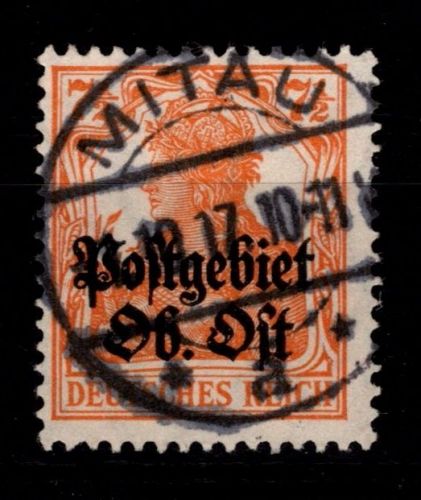 Postgebiet Ober Ost 4 a gestempelt #OU730