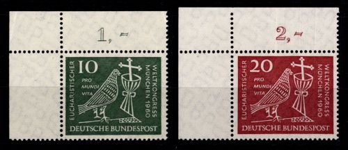 BRD 330-331 postfrisch vom Eckrand #DAB93