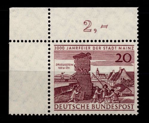 BRD 375 postfrisch vom Eckrand #DAC43