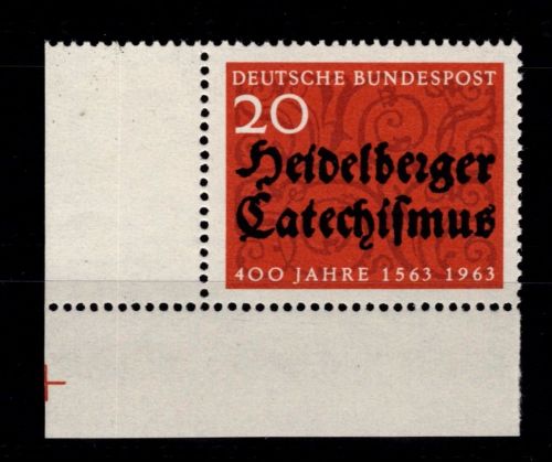 BRD Bund 396 postfrisch vom Eckrand #DAD22