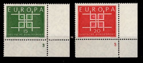 BRD Bund 406-407 FN postfrisch