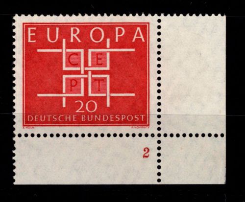 BRD Bund 407 FN postfrisch Formnummer 2 #DAD39