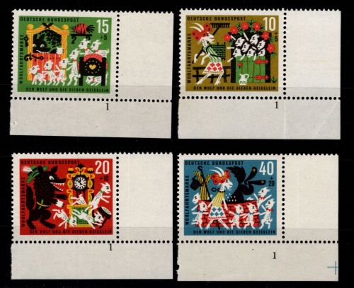 BRD Bund 408-411 FN postfrisch Formnummer 1 #DAD41