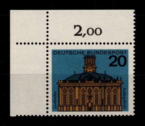 BRD Bund 427 postfrisch vom Eckrand #DAD63