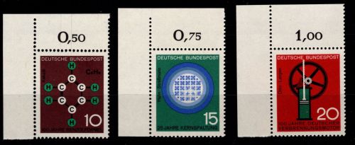 BRD Bund 440-442 postfrisch vom Eckrand #DAD74