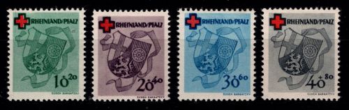 Französische Zone Rheinland Pfalz 46-48 postfrisch #DAE36