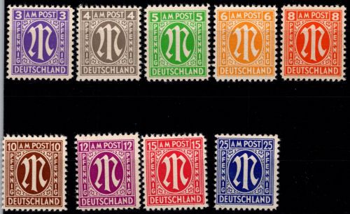 Bi-Zone 1-9 postfrisch