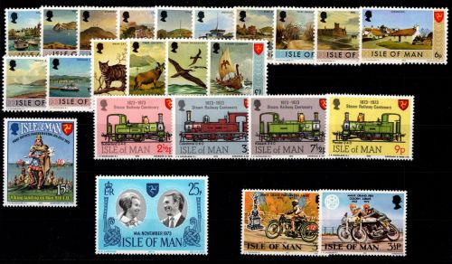 Großbritannien Isle of Man Jahrgang 1973 postfrisch #OU201