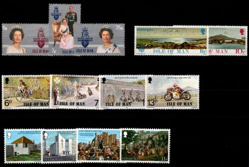 Großbritannien Isle of Man Jahrgang 1977 postfrisch #OU205
