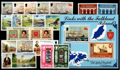 Großbritannien Isle of Man Jahrgang 1984 postfrisch #OU212