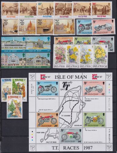 Großbritannien Isle of Man Jahrgang 1987 postfrisch #OU215