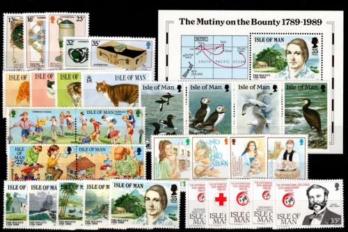 Großbritannien Isle of Man Jahrgang 1989 postfrisch #OU217