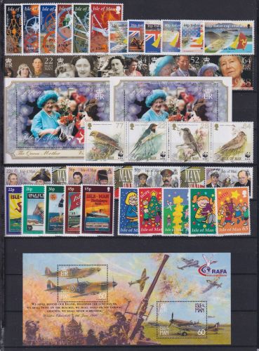 Großbritannien Isle of Man Jahrgang 2000 postfrisch ohne 846, 872-882 #OU228
