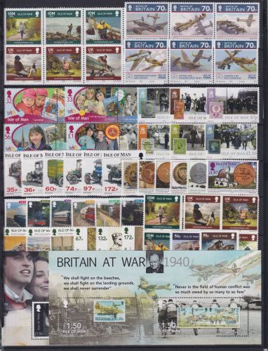 Großbritannien Isle of Man Jahrgang 2010 postfrisch ohne 1641-1649 #OU238