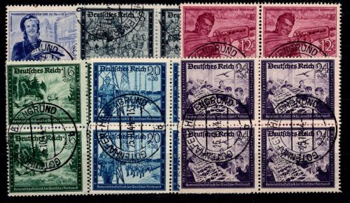 Deutsches Reich 888-893 gestempelt #DAG09