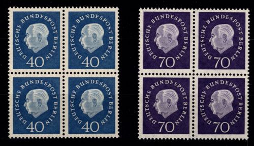 Berlin 185, 186 im 4er Block postfrisch #DAG19