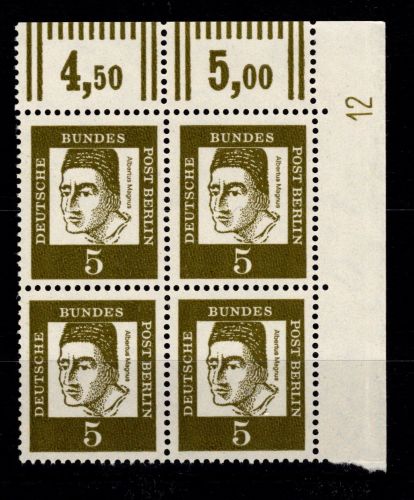 Berlin 199 DZ 2 postfrisch im 4er Block #DAG25