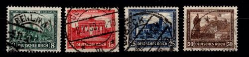 Deutsches Reich 450-453 gestempelt