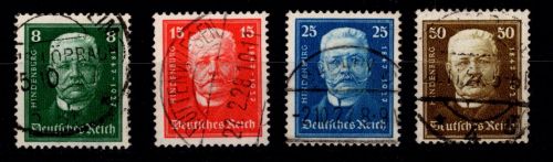 Deutsches Reich 403-406 gestempelt
