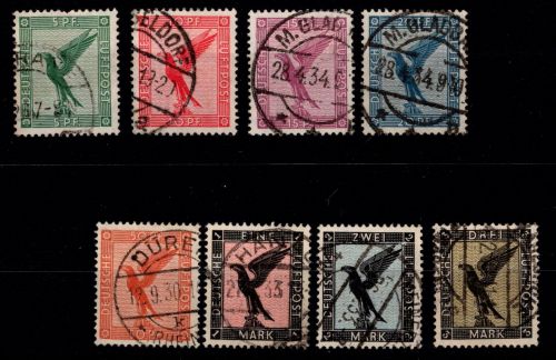 Deutsches Reich 378-384 gestempelt #DAG51