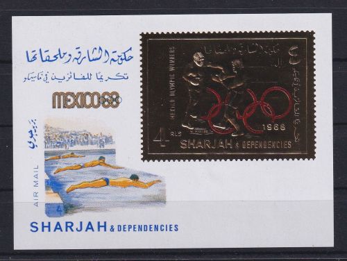 Sharjah Block 46 A postfrisch Olympia #DAH39