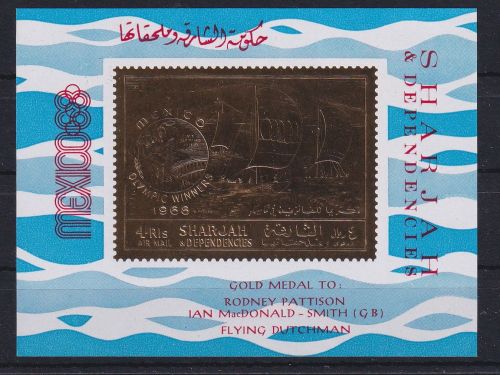 Sharjah Block A 46 A postfrisch Olympia #DAH46