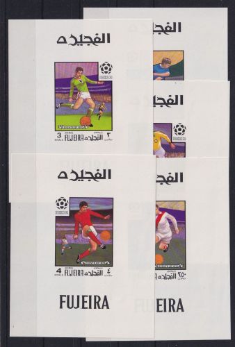 Fujeira 1463-1467 B Einzelblocks postfrisch #DAH86