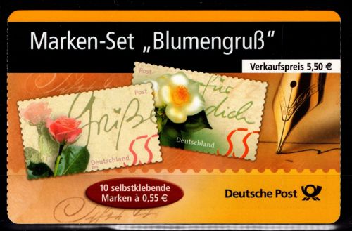 BRD Bund MH 55 mit Tagesstempel gestempelt Markenheft #DAI15