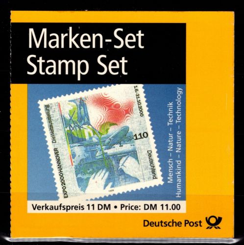 BRD Bund MH 44 mit Tagesstempel gestempelt