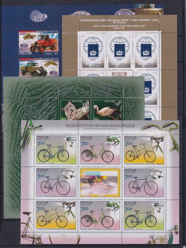 Russland Kleinbogen Lot per 9 postfrisch