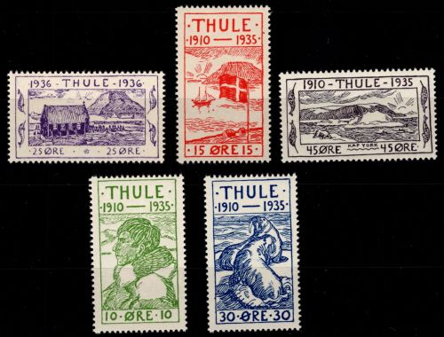 Grönland Thule 1-5 postfrisch #OU925
