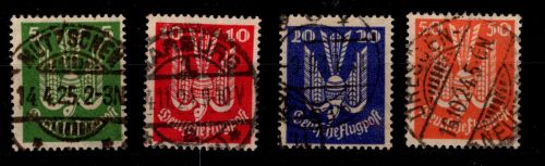 Deutsches Reich 344-347 gestempelt #OU952
