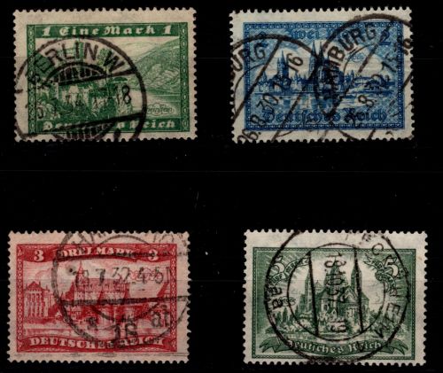 Deutsches Reich 364-367 gestempelt #OU958
