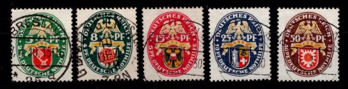 Deutsches Reich 430-434 gestempelt #OU962