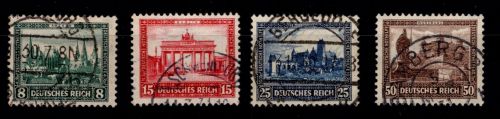 Deutsches Reich 450-453 gestempelt #OU969